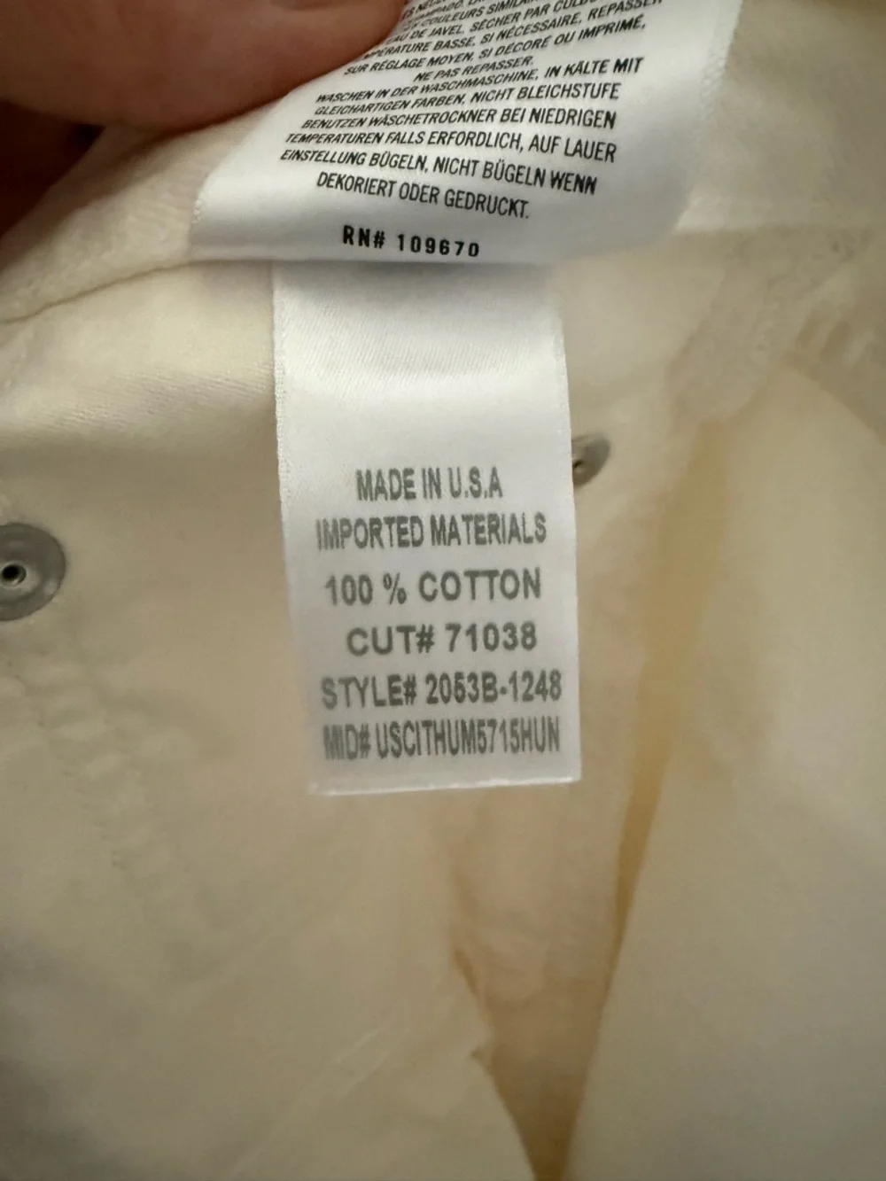 Citizens of Humanity Ayla Baggy in Cream Size 27 - Picture 6 of 6